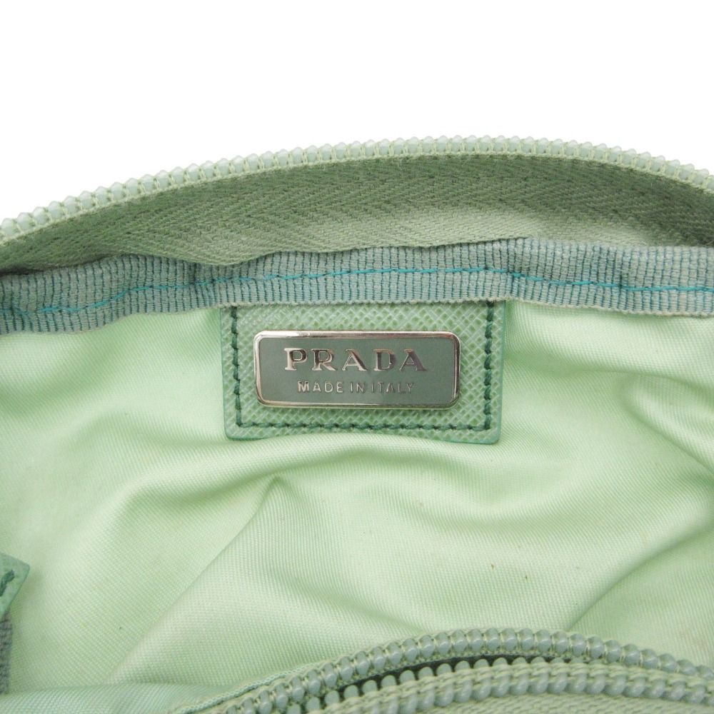Prada Pouch Tessuto Cosmetics Makeup Nylon Mint Green — view 8