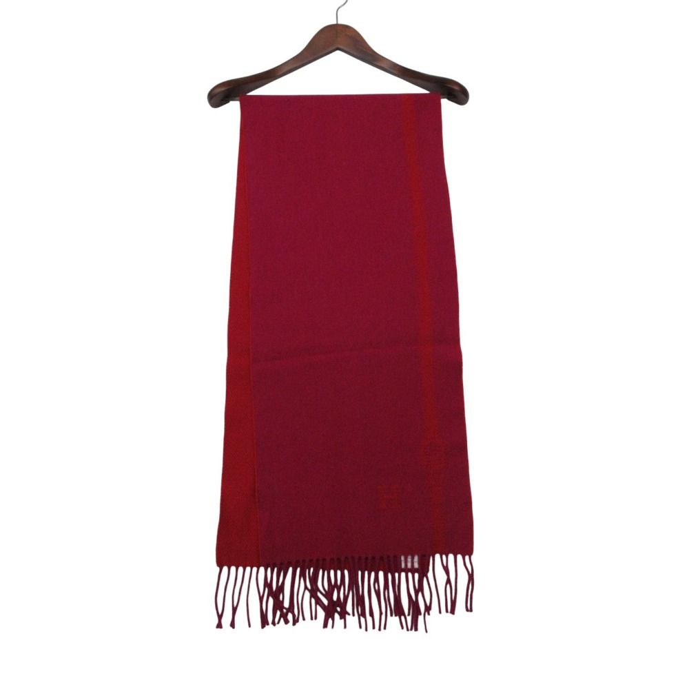 Hermes Scarf Cashmere Wool Bicolor