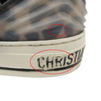 Dior Sneakers Walkn Leopard Print High Top Animal All Over Pattern Beige — view 7