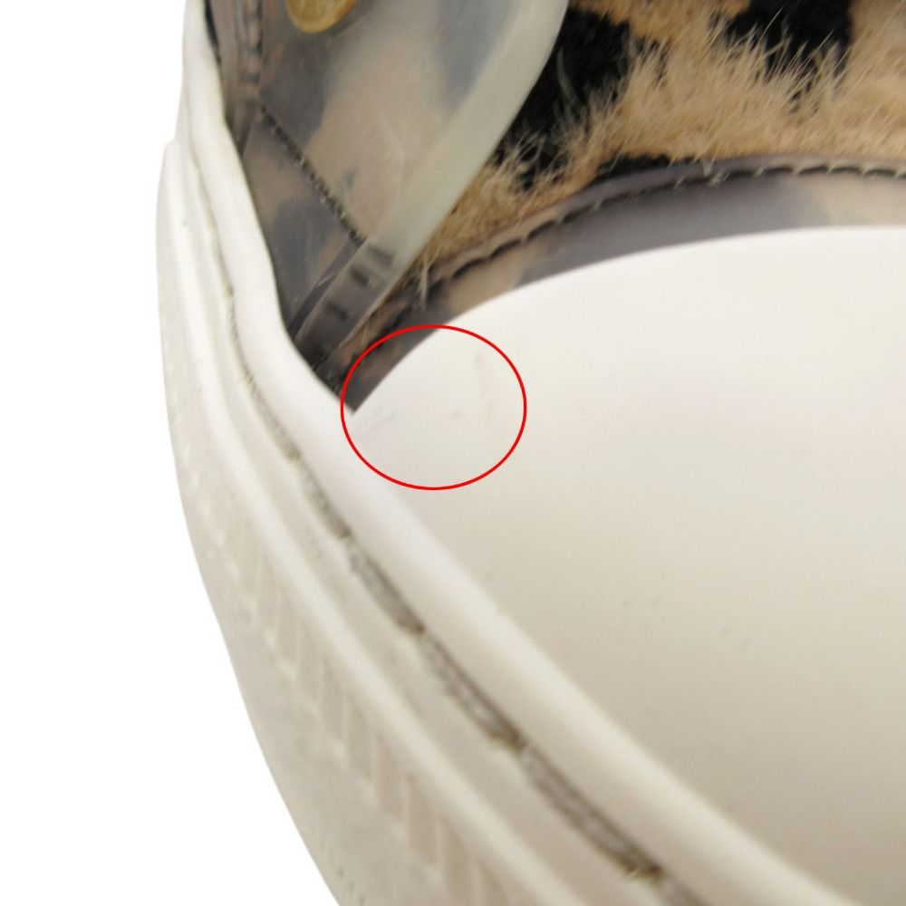 Dior Sneakers Walkn Leopard Print High Top Animal All Over Pattern Beige — view 8