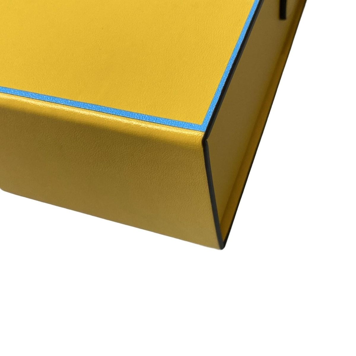 Fendi Shoulder Bag Pack Yellow Light Blue Leather — view 6