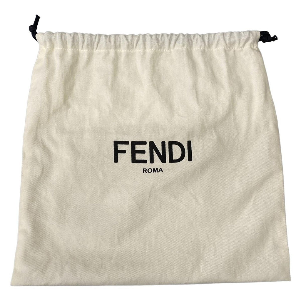 Fendi Shoulder Bag Pack Yellow Light Blue Leather — view 8
