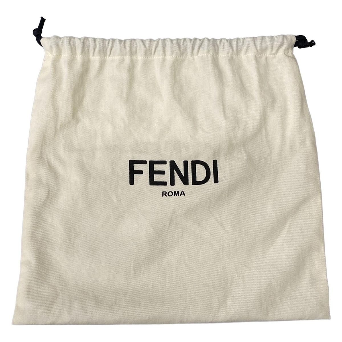 Fendi Shoulder Bag Pack Yellow Light Blue Leather — view 8
