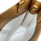Celine Tote Small Vertical Cabas Ivory Brown Leather — view 7