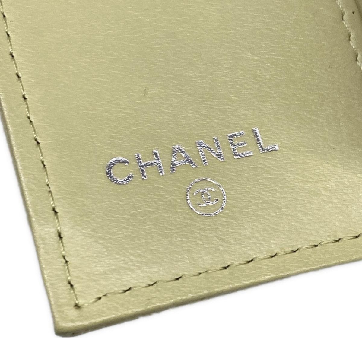 Chanel Trifold Wallet Camellia Light Green — view 5