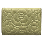 Chanel Trifold Wallet Camellia Light Green — view 2