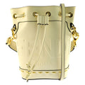 Fendi Mini Montreaux Drawstring Shoulder Bag White