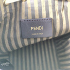 Fendi Mini Montreaux Drawstring Shoulder Bag White — view 6