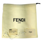 Fendi Mini Montreaux Drawstring Shoulder Bag White — view 8