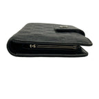 Chanel Wallet Icon Black Silver Lambskin — view 9
