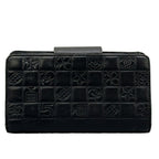 Chanel Wallet Icon Black Silver Lambskin — view 2