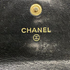Chanel Wallet 19 Black Gold Lambskin — view 6