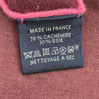 Hermes Carre 100 Scarf Cashmere Last Night Rectangle Multicolor — view 7