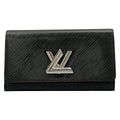 Louis Vuitton Wallet Twist Portefeuille Noir Leather Cowhide