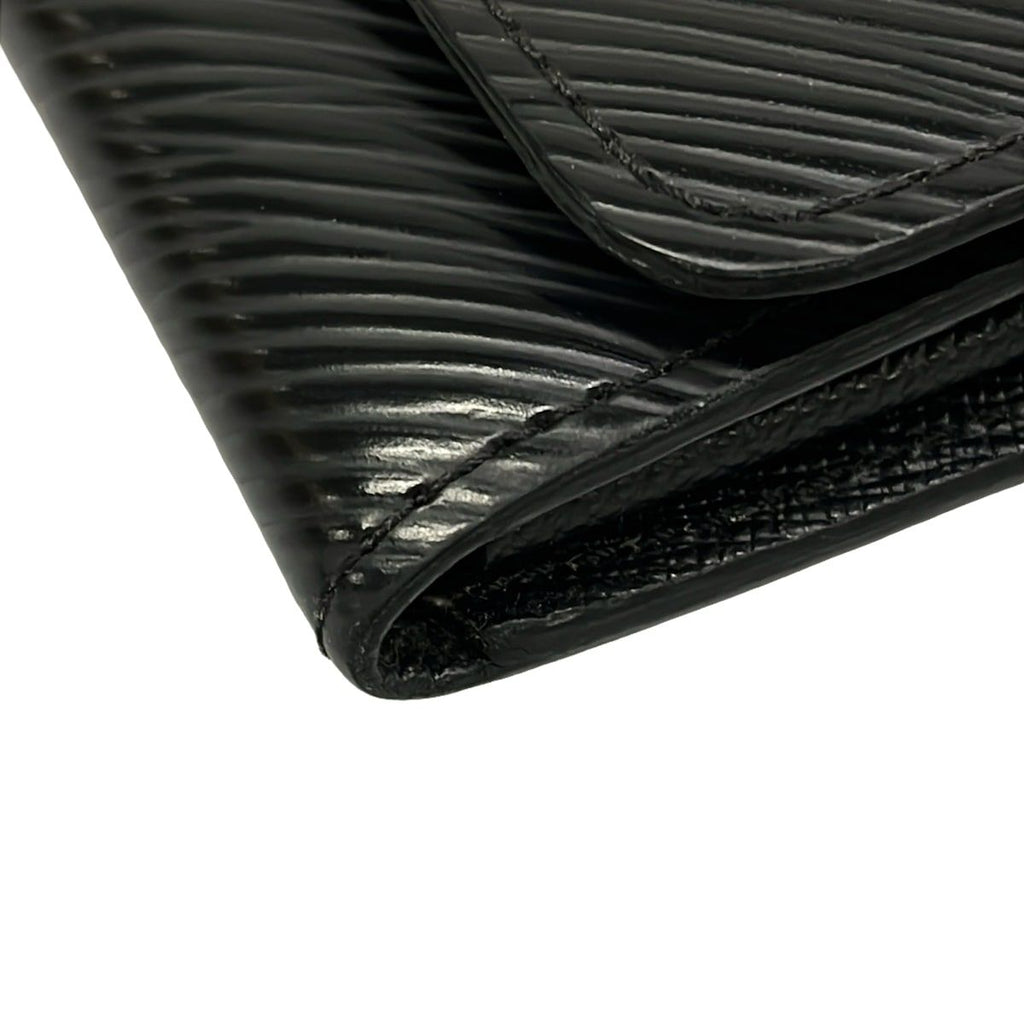 Louis Vuitton Wallet Twist Portefeuille Noir Leather Cowhide — view 6