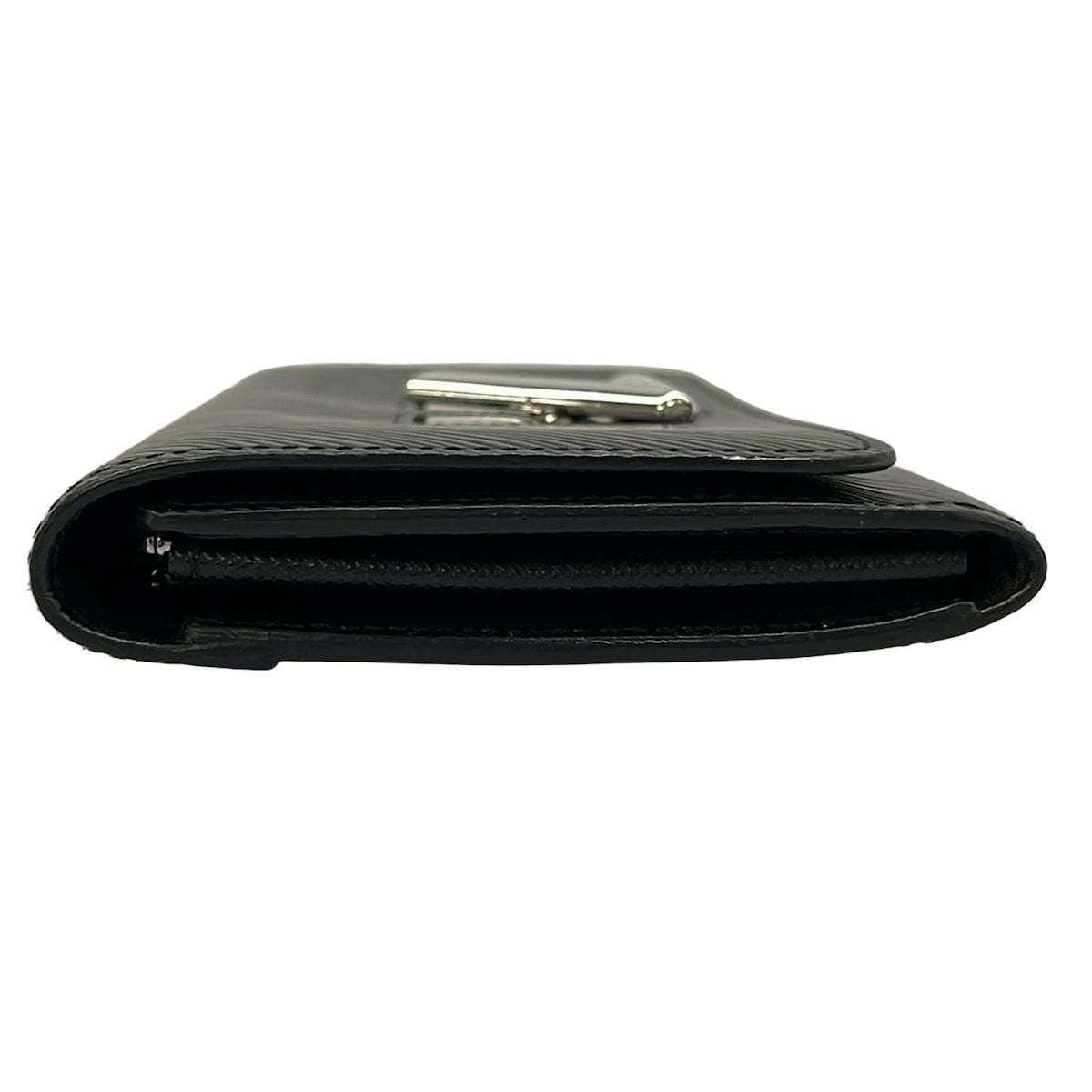 Louis Vuitton Wallet Twist Portefeuille Noir Leather Cowhide — view 8
