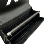 Louis Vuitton Wallet Twist Portefeuille Noir Leather Cowhide — view 3