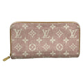 Louis Vuitton Wallet Monogram Jacquard Denim Zippy Pink