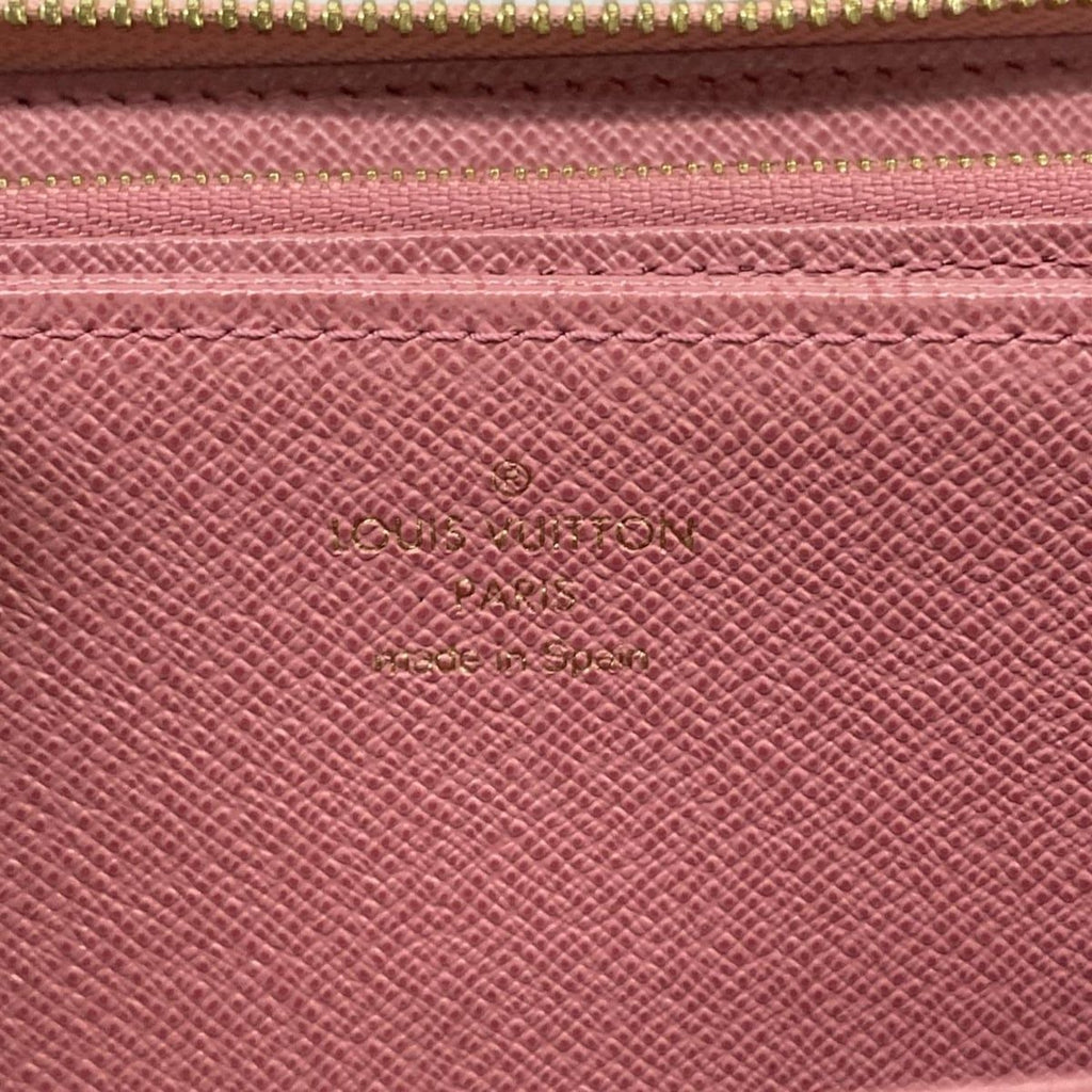 Louis Vuitton Wallet Monogram Jacquard Denim Zippy Pink — view 5