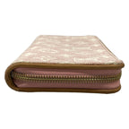 Louis Vuitton Wallet Monogram Jacquard Denim Zippy Pink — view 8