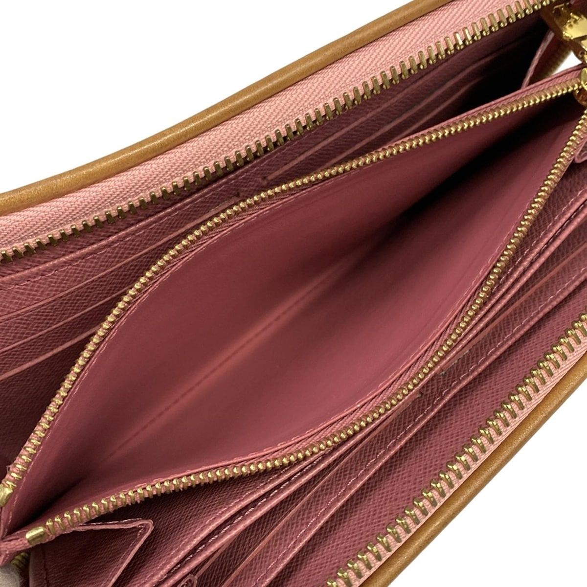 Louis Vuitton Wallet Monogram Jacquard Denim Zippy Pink — view 4