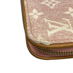 Louis Vuitton Wallet Monogram Jacquard Denim Zippy Pink — view 6
