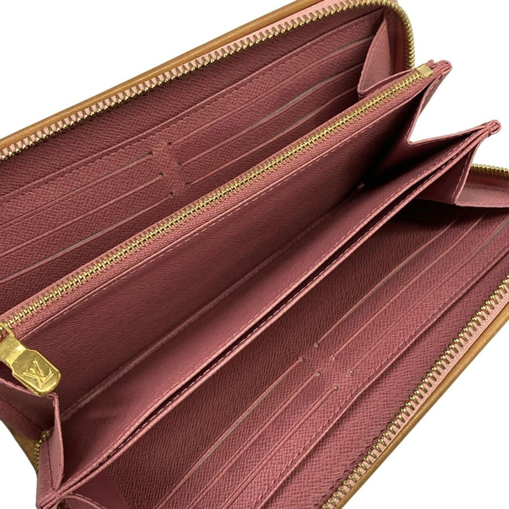 Louis Vuitton Wallet Monogram Jacquard Denim Zippy Pink — view 3
