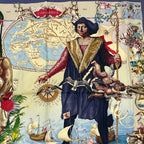 Hermes Carre 90 Scarf les Ameriques Americas Columbus Silk Multicolor — view 3