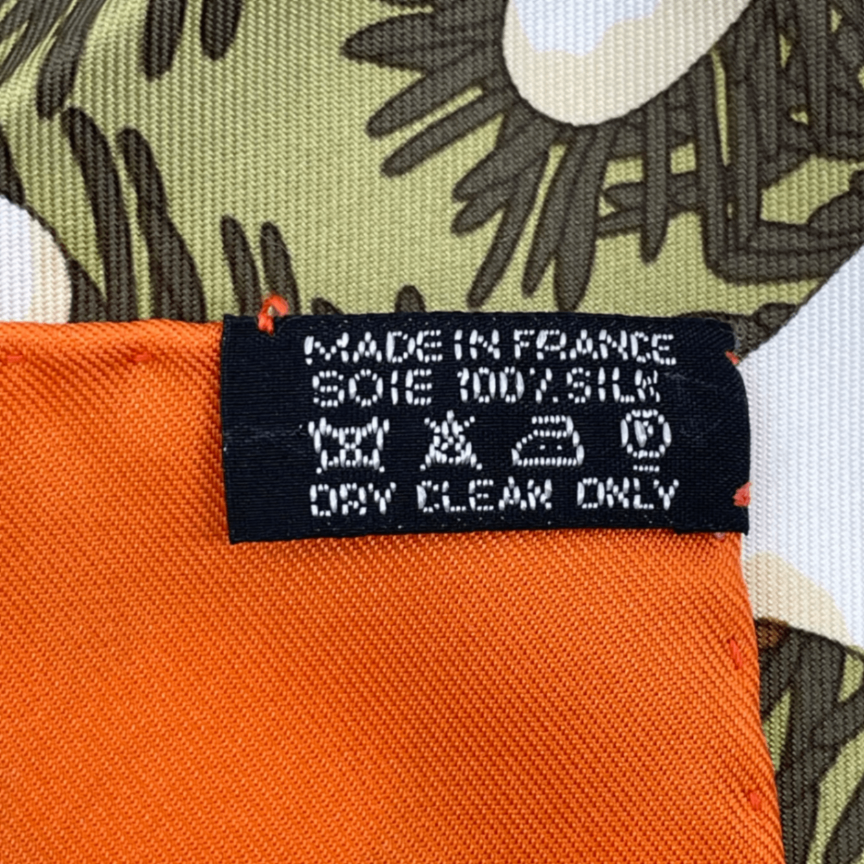 Hermes Carre 90 Noel Au 24 Faubourg Christmas at 24 Silk Scarf Orange — view 7