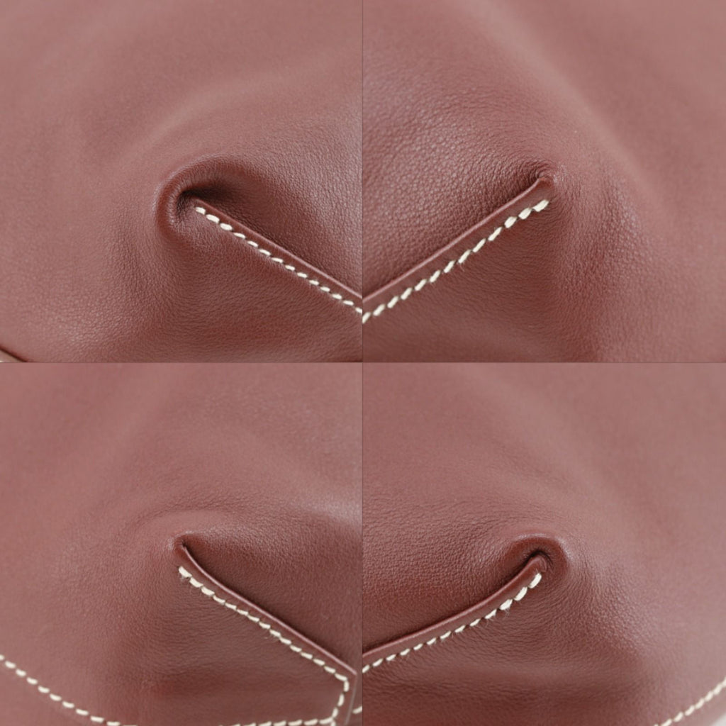 Hermes Double Sens 26 Reversible Voile Swift Red Pink JO Tote — view 4