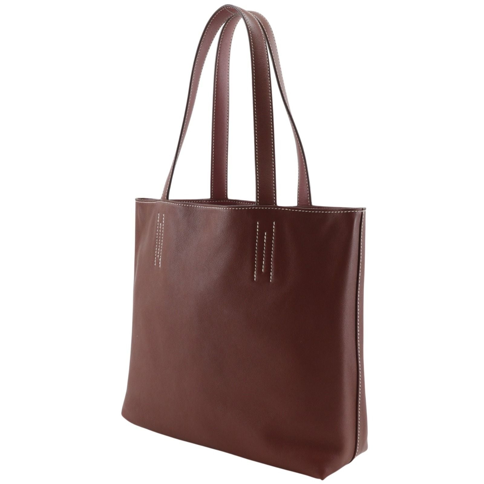Hermes Double Sens 26 Reversible Voile Swift Red Pink JO Tote — view 2