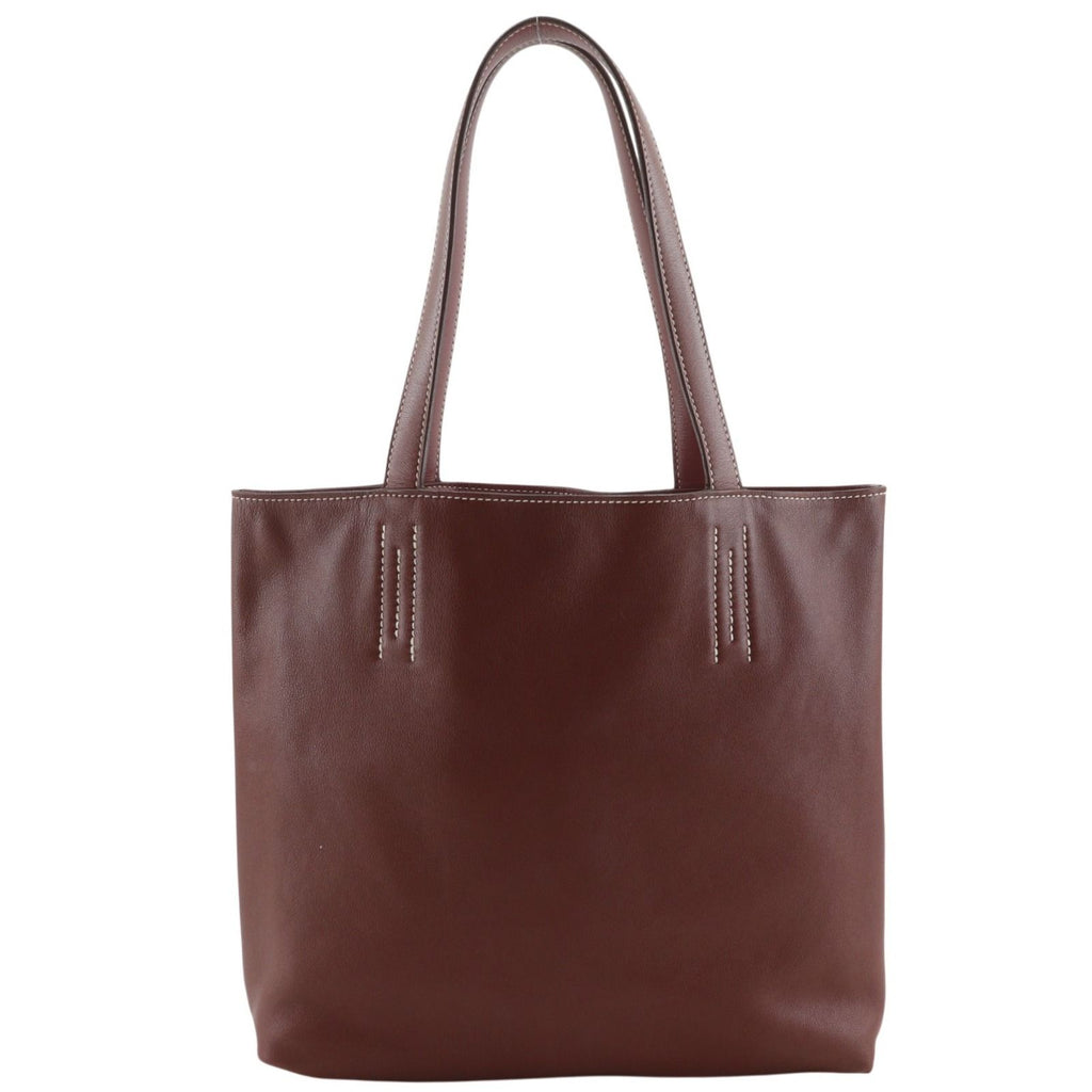 Hermes Double Sens 26 Reversible Voile Swift Red Pink JO Tote