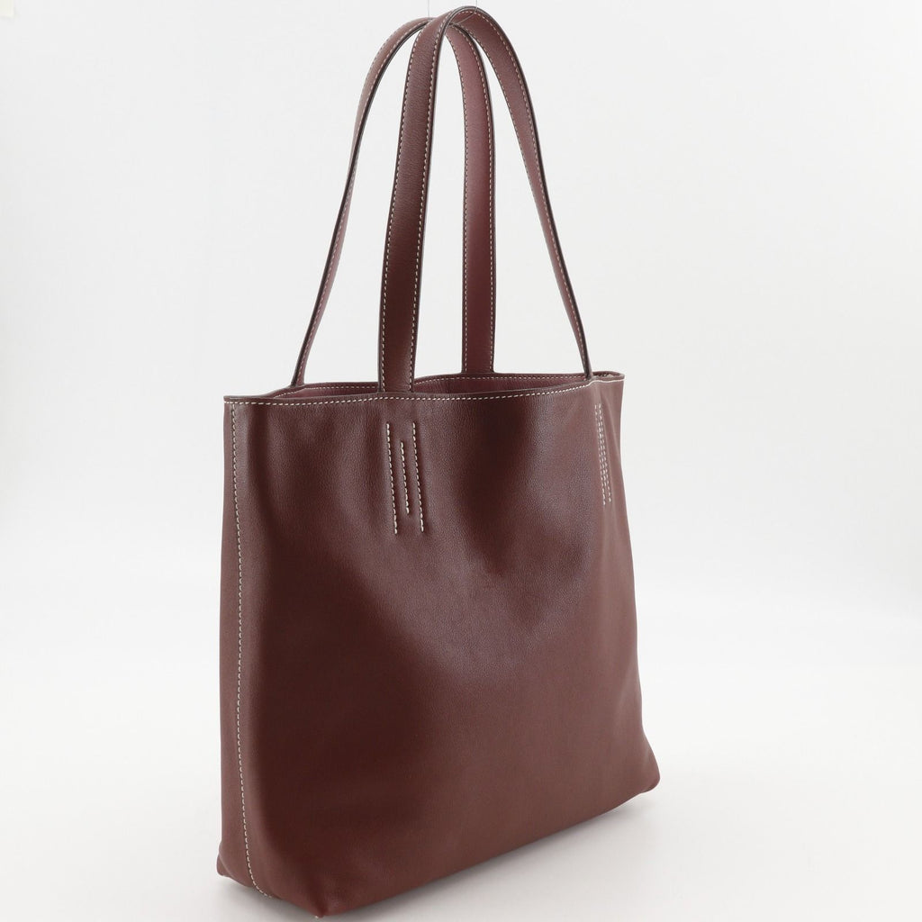 Hermes Double Sens 26 Reversible Voile Swift Red Pink JO Tote — view 3