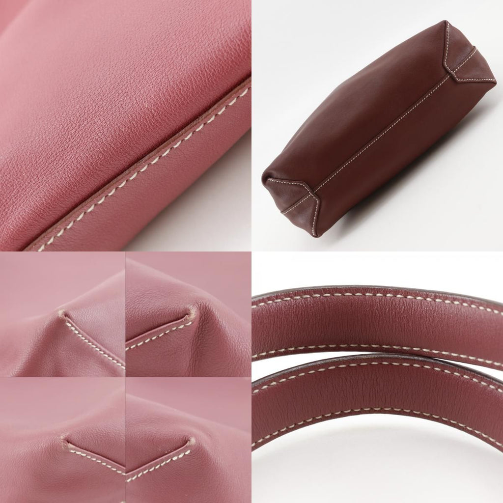Hermes Double Sens 26 Reversible Voile Swift Red Pink JO Tote — view 8