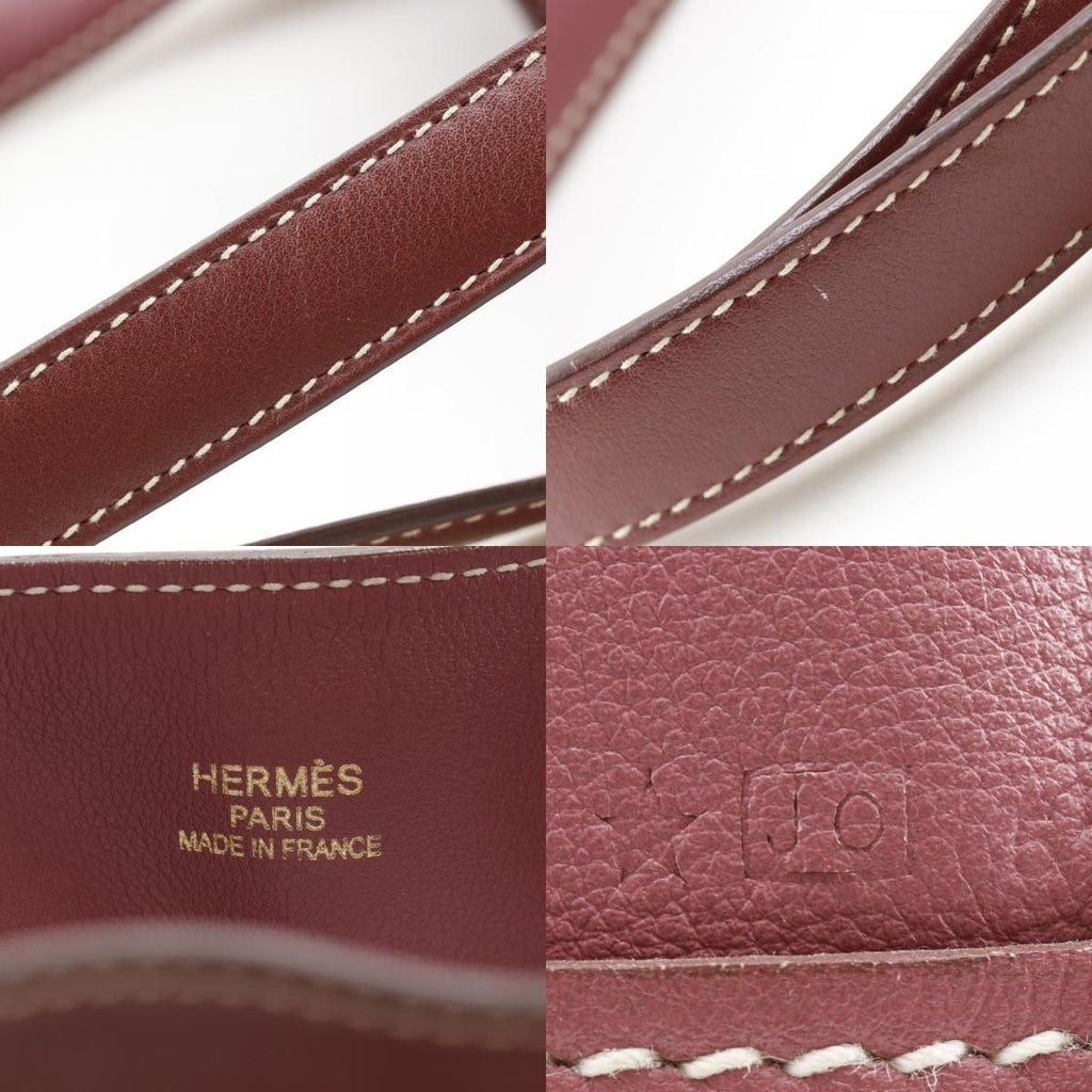 Hermes Double Sens 26 Reversible Voile Swift Red Pink JO Tote — view 9