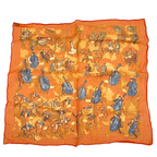 Hermes Concerto Orange Silk 100% Scarf