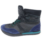 Bottega Veneta Mountain Trekking High Cut Boots Black Blue