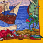 Hermes Scarf Carre 90 Silk Christophe Colomb Decouvre 1 Amerique 12 Octobre — view 5