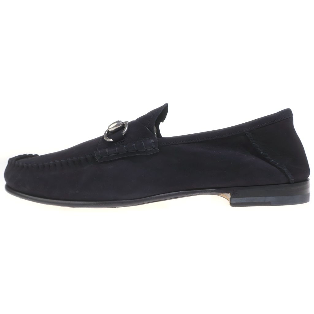 Gucci Horsebit Suede Leather Low Cut Sneakers Black