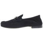 Gucci Horsebit Suede Leather Low Cut Sneakers Black