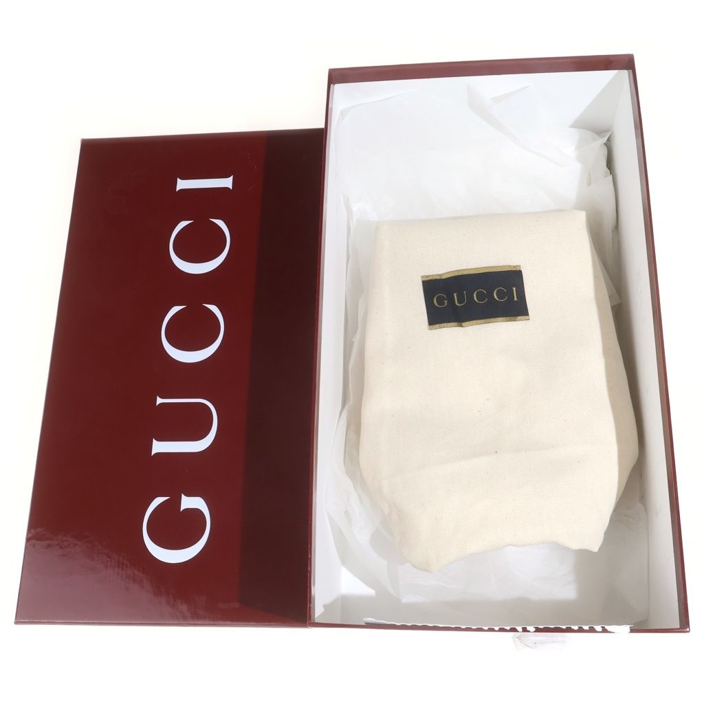 Gucci Horsebit Suede Leather Low Cut Sneakers Black — view 6