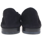Gucci Horsebit Suede Leather Low Cut Sneakers Black — view 3