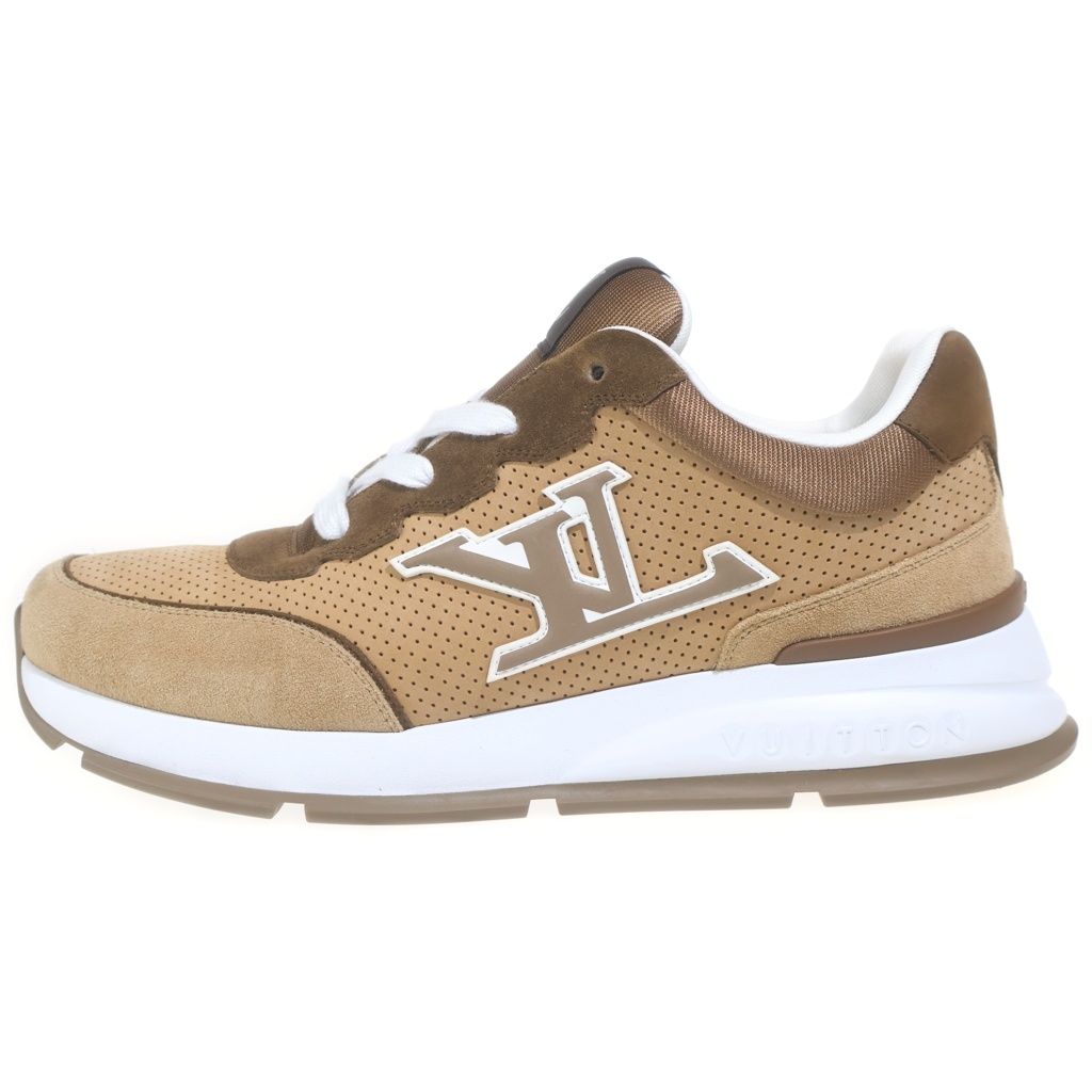 Louis Vuitton LV Classic Suede Low Cut Sneakers Beige