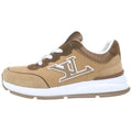 Louis Vuitton LV Classic Suede Low Cut Sneakers Beige