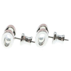 Hermes Pop Mini Earrings Silver Pink — view 3