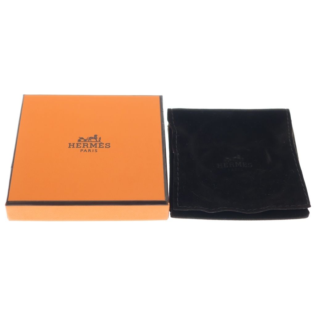 Hermes Mini Click Chaine D'ancre Bangle Bracelet Orange Gold — view 6