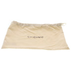 Saint Laurent Paris Large Puffy Pouch Clutch Case Black Patent — view 6