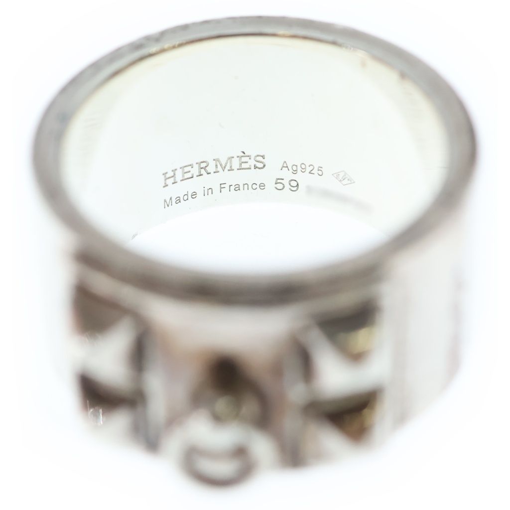 Hermes Collier de Chien Ring Silver — view 5