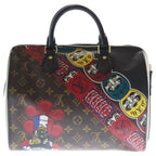 Louis Vuitton Kansai Yamamoto Monogram Kabuki Epi Speedy 30 Boston Bag Brown — view 2