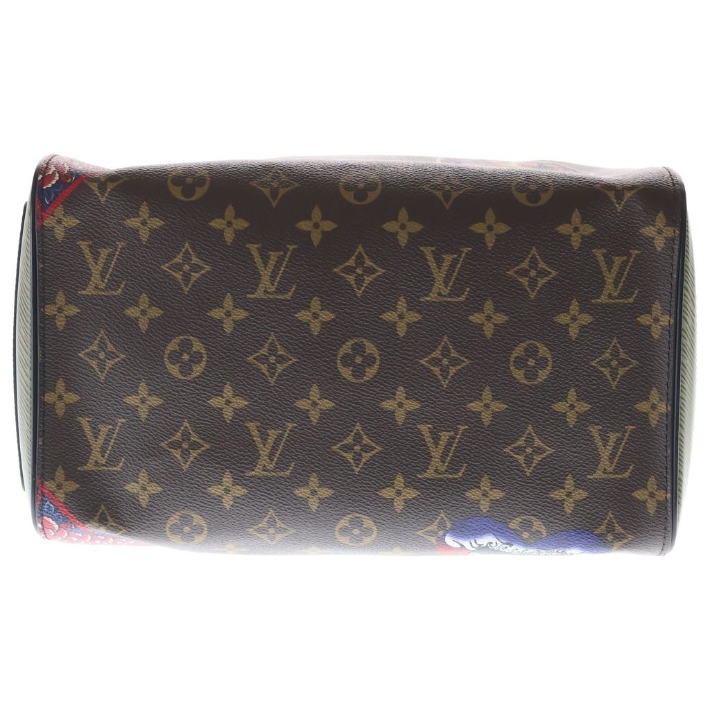 Louis Vuitton Kansai Yamamoto Monogram Kabuki Epi Speedy 30 Boston Bag Brown — view 4